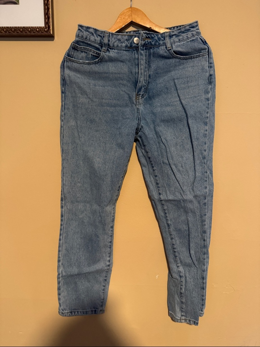 BONGO High-Rise Light Blue Mom Jeans